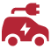 piktogram samochodu elektrycznego